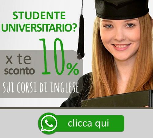 Sconto 10% agli studenti universitari sui corsi di inglese a Trapani