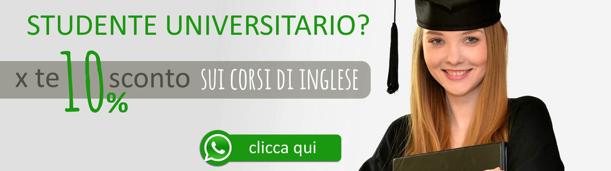 Sconto 10% agli studenti universitari sui corsi di inglese a Trapani